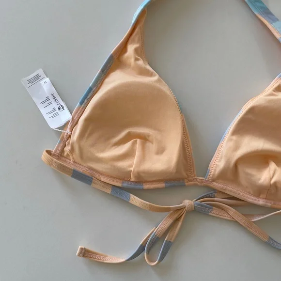 Cupshe Bikini Top Tie Back Halter - Picture 7 of 11